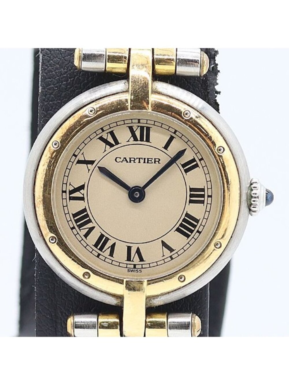 Cartier Panthere Vendome SM 2 Row Brown Dial Watch